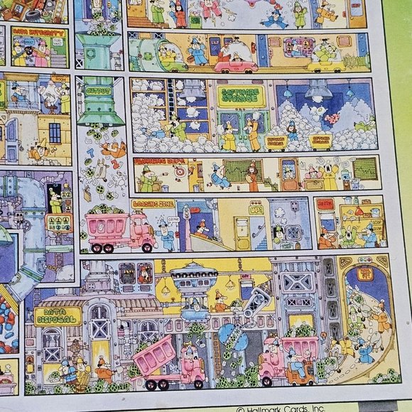 Vintage 70s SPRINGBOK COMPUTERS: INSIDE STORY 1000 PIECE PUZZLE 99.9% COMPLETE - Picture 9 of 16